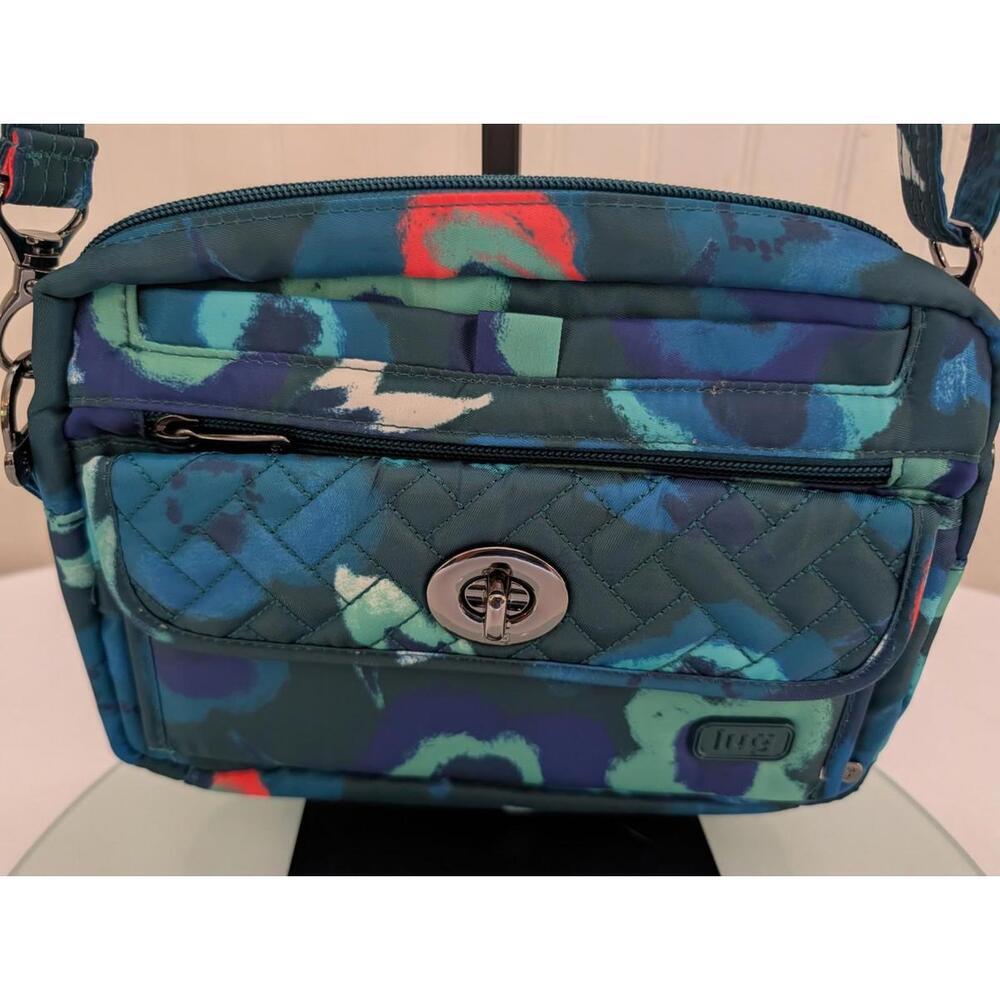 Lug Switch Convertible Crossbody in Mystic Bloom Forest RFID protection